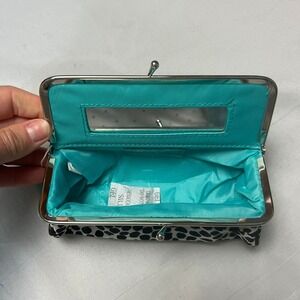 Thirty‎ One YBL Case Dalmatian Print Kisslock Coin Purse Card Holder New
